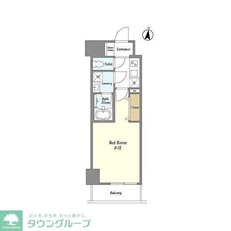 La Douceur大森山王の物件間取画像